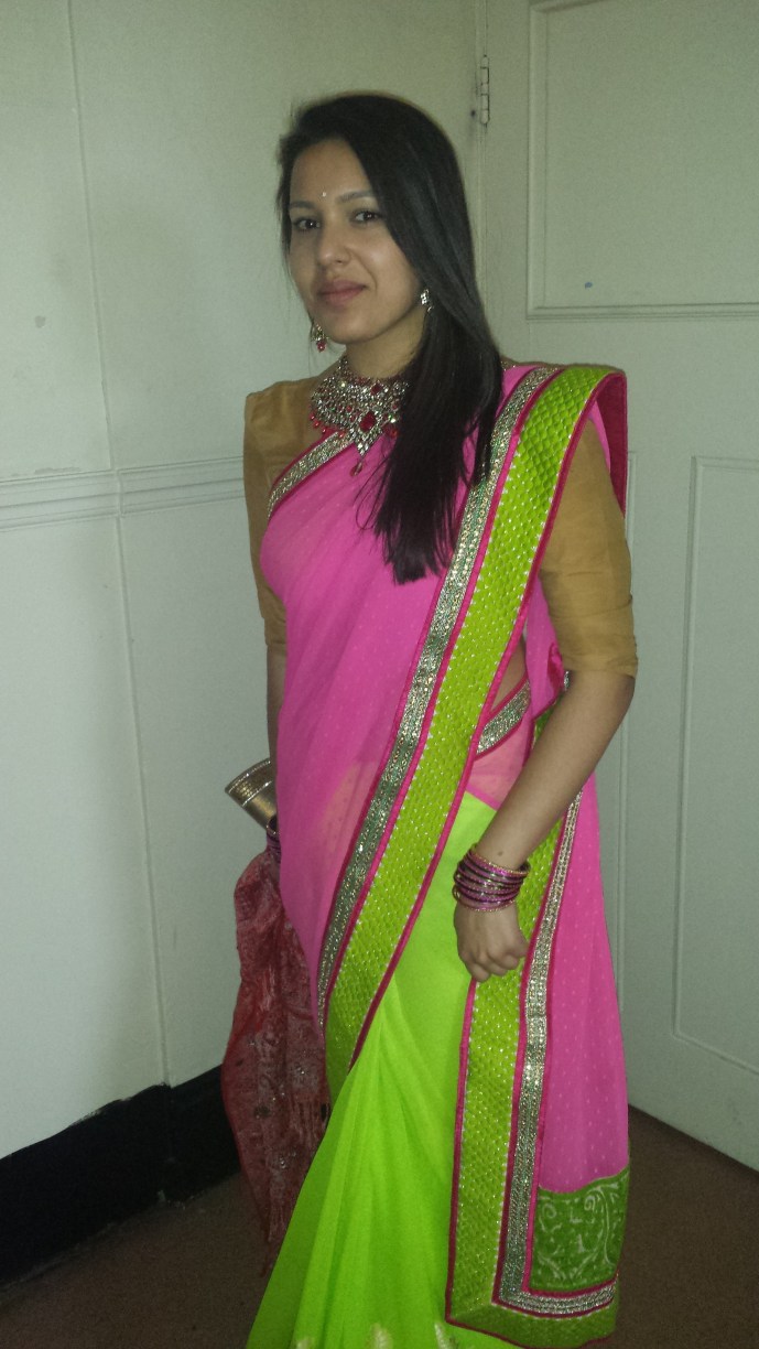 Me In Georgette Sari