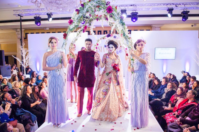 Raishma's Vintage Rose Bride At The Asian Bride Live Show