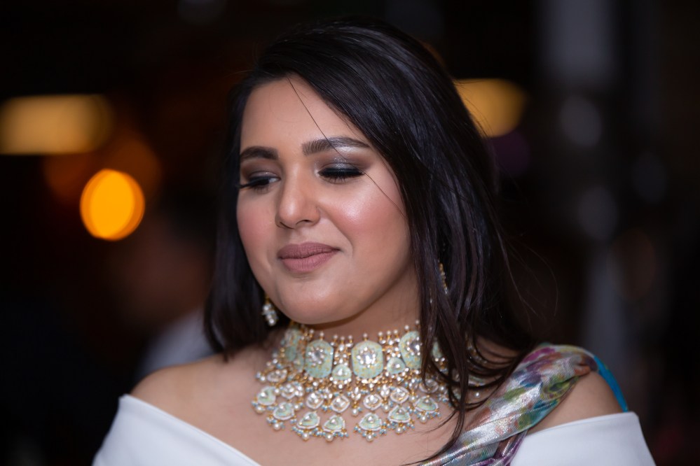 London Ki Ladki Indian Engagement Party | Engagement Outfit Ideas | NorBlack NorWhite Saree